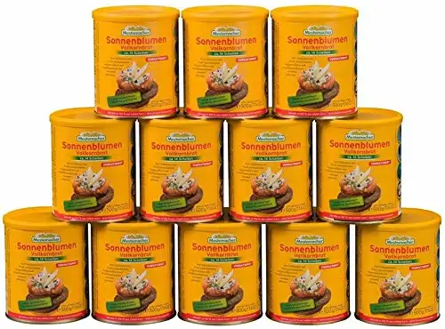 12 x 500g Sonnenblumenbrot Vollkornbrot von Mestemacher (5,42 EUR/kg)