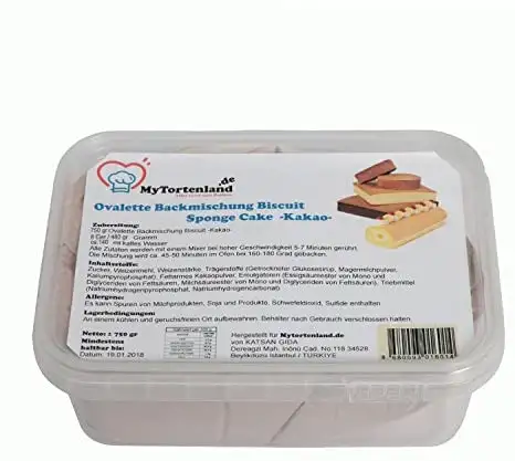 Ovalette Kakao Backmischung Biscuit/Sponge Cake 750 gr