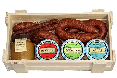 Herzhafte Spezialitätenkiste mit Thüringer Wurst
