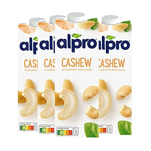 4x Alpro - Cashew Drink Original - 1000ml