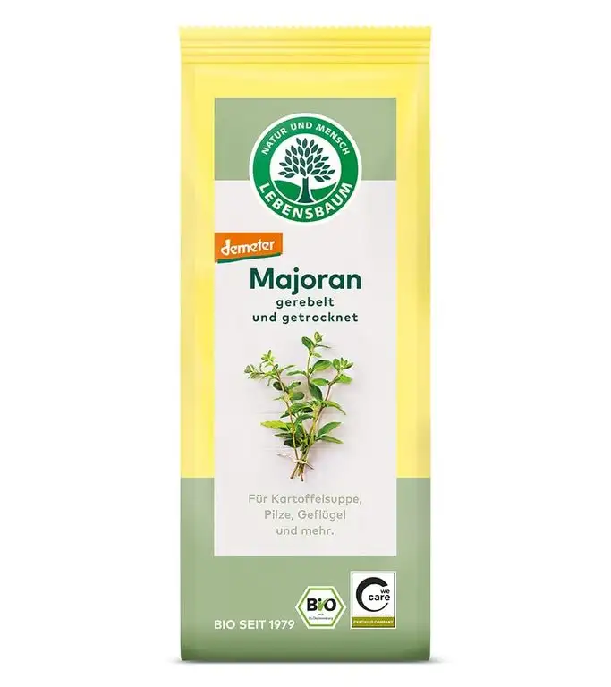 Lebensbaum Majoran, gerebelt und getrocknet, 12.5 g