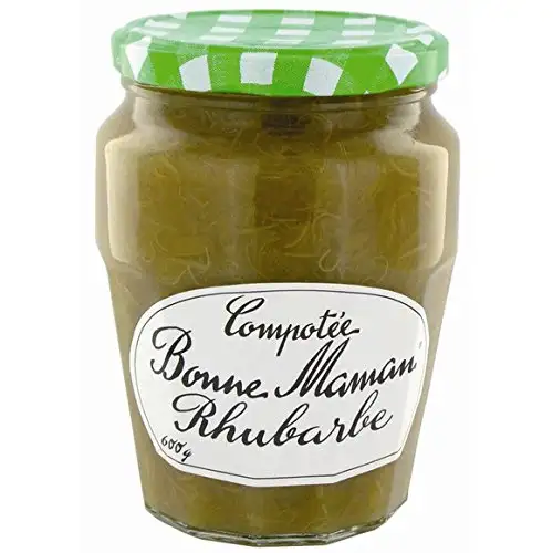 Bonne Maman Compotée Rhubarbe Rhabarber Kompott 600 Gramm