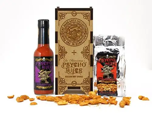 Psycho Slayer - Dark Arts Edition Holz-Geschenk-Box * Psycho Juice Scorpion Pepper & Psycho Nüsse *Begrenzte Verfügbarkeit*