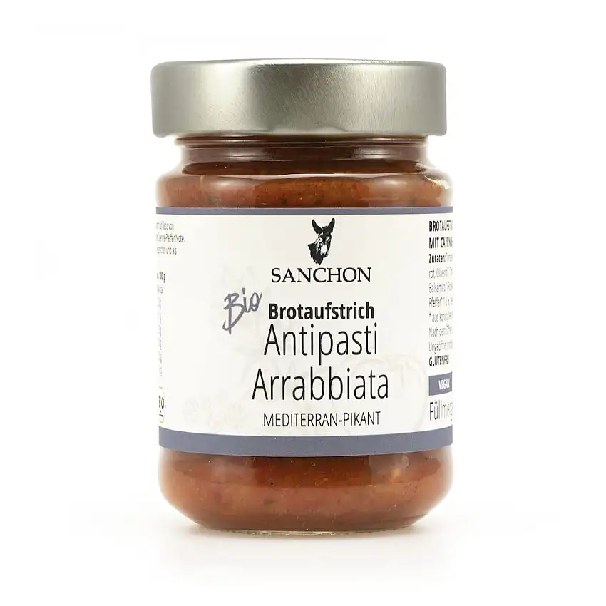 Bio Brotaufstrich Antipasti Arrabbiata, Sanchon (1 x 190 gr)
