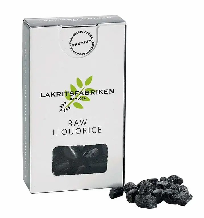 2er Pack Ramlösa Lakritsfabriken - Premium Raw Liquorice (reines Lakritz 2 x 25 g) SALZIG