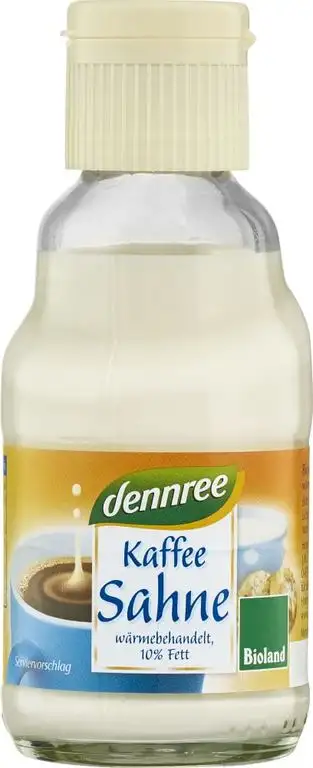 dennree Bio Kaffeesahne (6 x 165 gr)