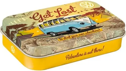 Nostalgic-Art VW Bulli - Let's Get Lost, Pillendose XL, 1er Pack (1 x 40 g)