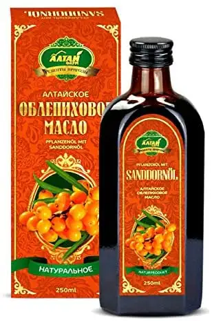 unkuri GMMH Sanddorn Öl ALTAJ (250 ml) Sanddornöl aus Altaj