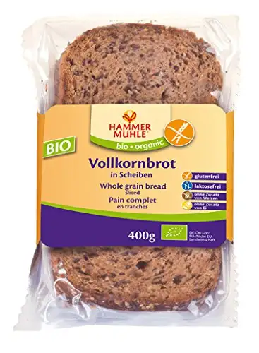 BIO Vollkornbrot in Scheiben glutenfrei, 4 x 400g
