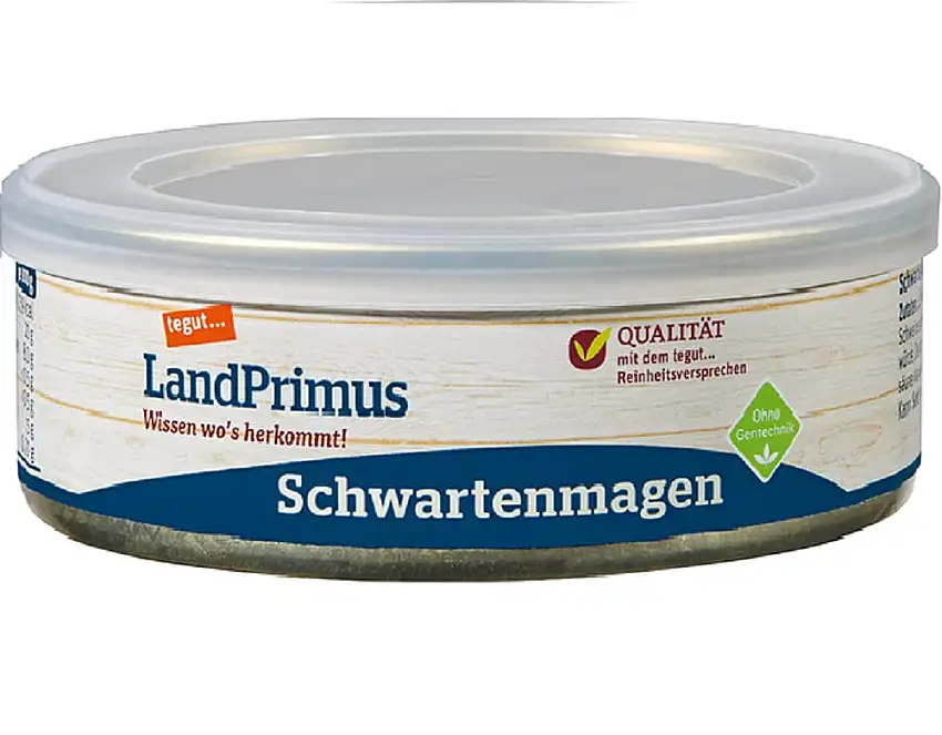 LandPrimus Schwartemagen ohne Gentechnik, wiederverschließbare Konserve, 200 g