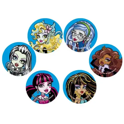 Dekoback Zucker-Muffinaufleger Monster High, 2er Pack (2 x 21 g)