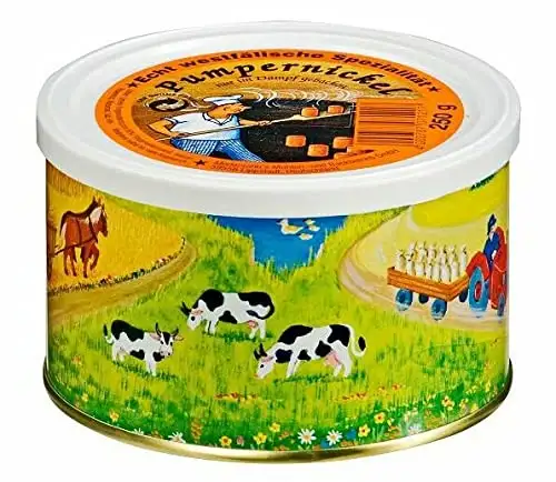 12 x 250g (3kg) Modersohn Pumpernickel Dosenbrot