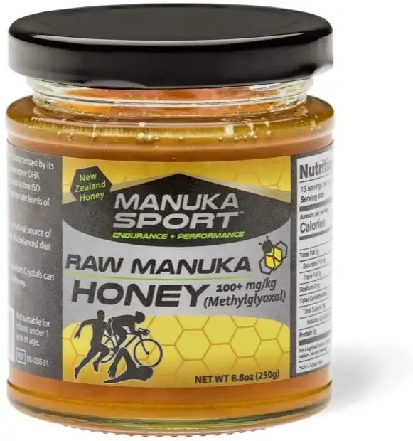 MANUKASPORT RAW MANUKA HONEY MGO 100+ | 250G Glas (1)