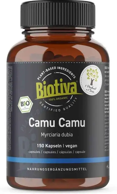 Camu Camu Bio Kapseln 150 Stück - 700mg - enthält natürliches Vitamin C - 5 Monatsvorrat Immunabwehr - ohne Pestizide - abgefüllt in Deutschland (DE-ÖKO-005)