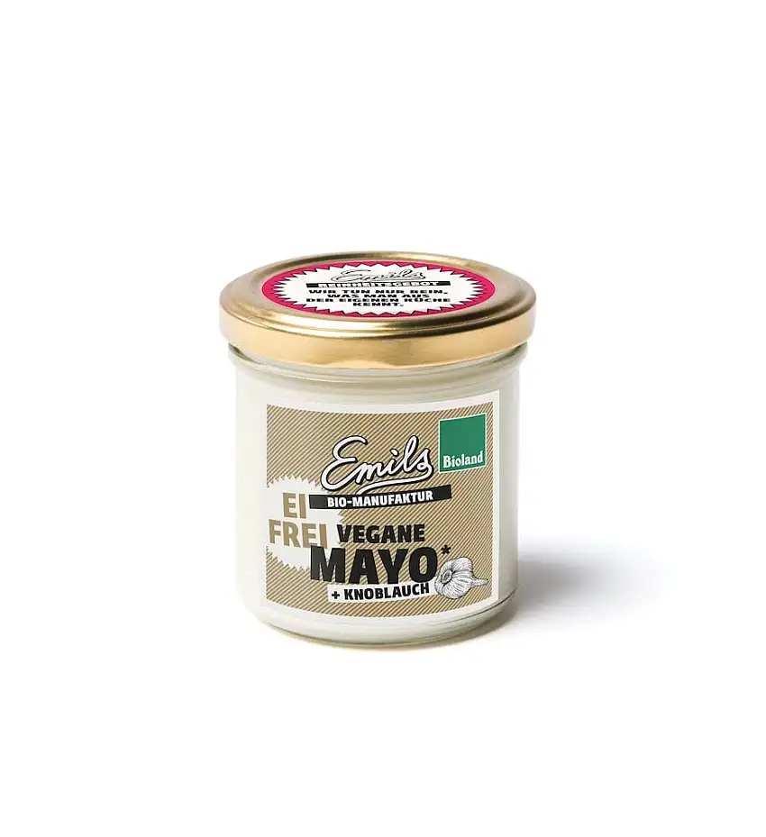 Emils Bio-Manufaktur Bioland vegane Mayo Knoblauch (2 x 125 gr)
