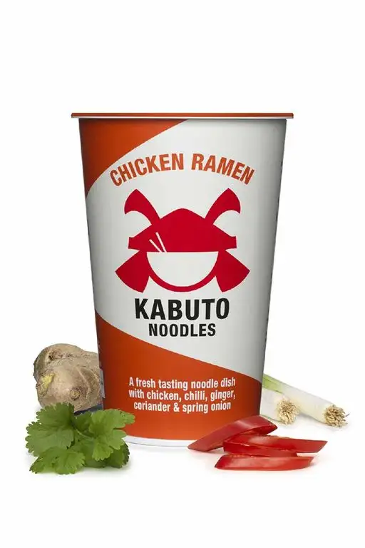 Kabuto Noodles Chicken Ramen, 6er Pack (6 x 85 g)
