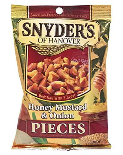 Snyder's Honig-, Senf- und Zwiebel-Brezelstücke 63.8g, 10er Box (10 x 63.8 g)