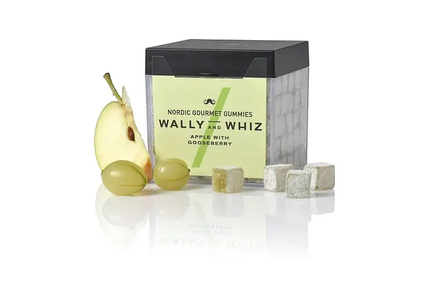 WALLY AND WHIZ - vegane Weingummis - Apfel mit Stachelbeere