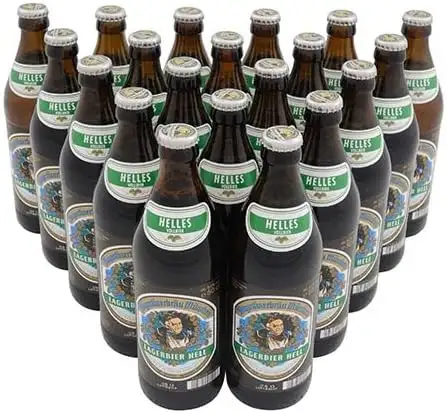 Augustinerbräu - Lagerbier hell (20 Flaschen à 0,5 l / 5,2 % vol.)