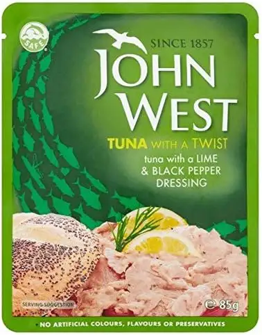 John West Thunfisch und Pfeffer, 85 g, Beutel (6 Stück)