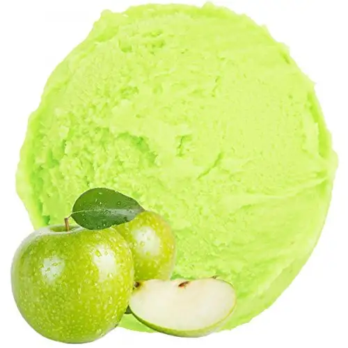 Gino Gelati Saurer Apfel Geschmack Eispulver Softeispulver 1:3 - für Party, Kinder, Kindergarten Eis, Stieleis