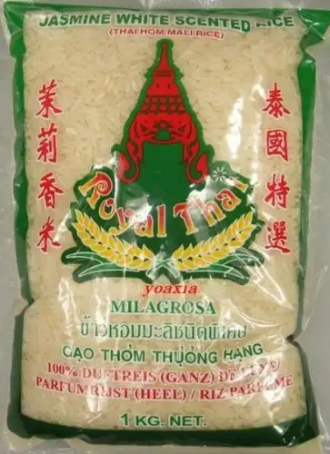 5er Pack Jasmin Duftreis [5x 1kg] Jasminreis ROYAL THAI Jasmine Rice