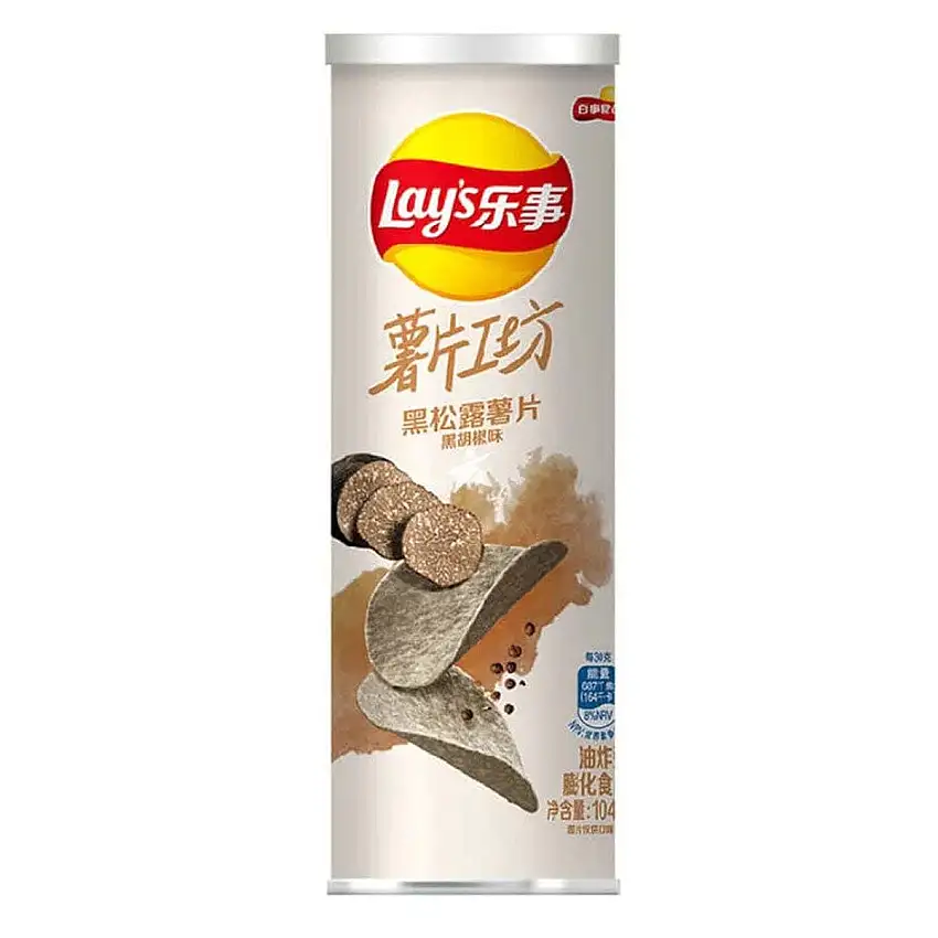 Lay's Stax Black Truffle Chips 104g inkl. Steam-Time ThankYou
