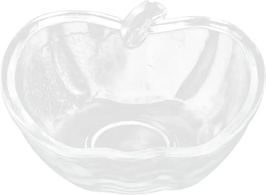 DEPILA Salatschüssel aus Glas, Speiseteller, Suppenschüssel, Lebensmittel, Nudeln, Servierschüssel, Gemüse, Obst, Dessertteller, kristallklar, Snackschalen for die Küche zu Hause, 2 Stück Platte