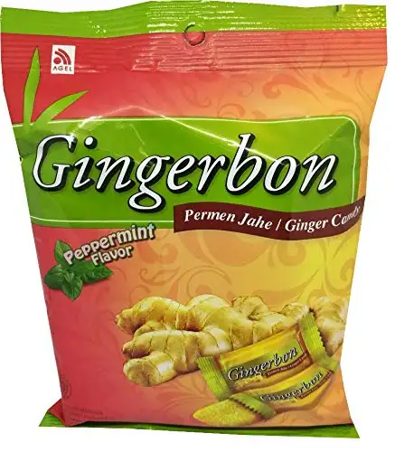 Agel Ingwer Bonbons mit Pfefferminaroma 125 g (1x125g)