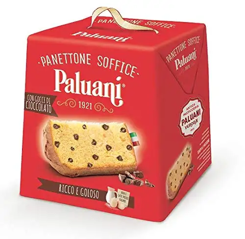 Paluani Panettone Soffice Ricco e Goloso mit Tropfen Schokolade 750g