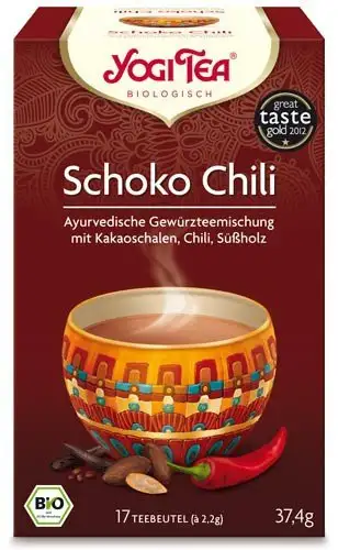Yogi Tee, Schoko Chili Tee, 17 Teebeutel, 37,4g, BIO