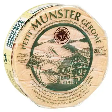 Petit Munster Géromé französischer Weichkäse, 50% Fett 200 g