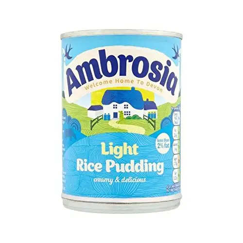 Ambrosia Licht Milchreis 425G - Packung mit 2