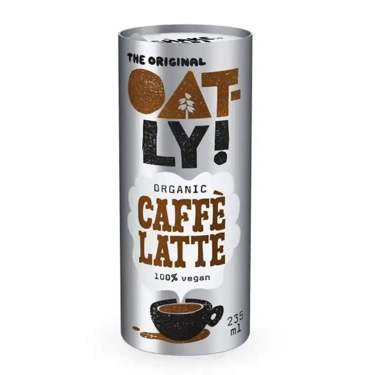 Oatly - Oat Drink Caffe Latte - Packung mit 12 (12 x 235 mililiter)