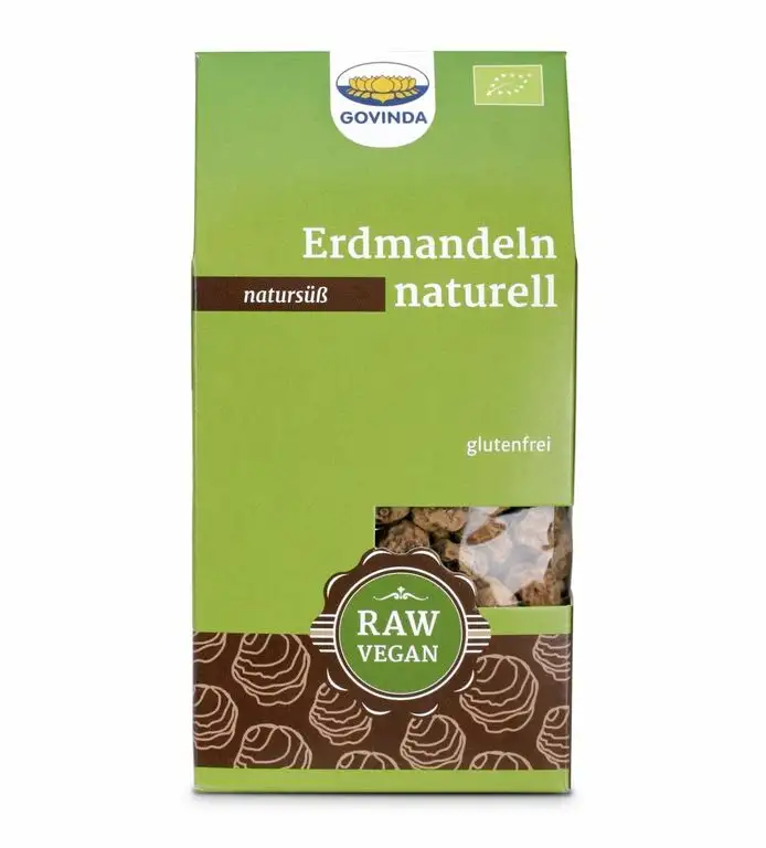GOVINDA Erdmandeln naturell, 1er Pack (1 x 250 g )