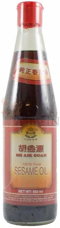 [ 650ml ] OH AIK GUAN reines Sesam Öl aus gerösteten Sesamkernen / Sesamöl / Sesame Oil