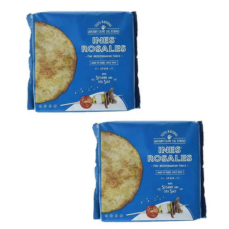Tortas Ines Rosales mit Sesam & Meersalz - spanische Cracker (2x120g)
