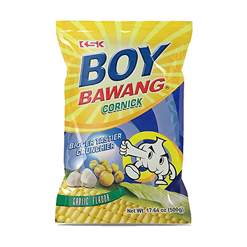 3-packs Boy Bawang, Cornick, Garlic Flavor 100g Ea