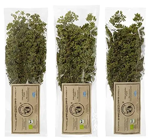 Oregano Bio Premium getrocknet aus Griechenland 65 gr Strauch 3er Pack 3 x 65 g (195 GR)