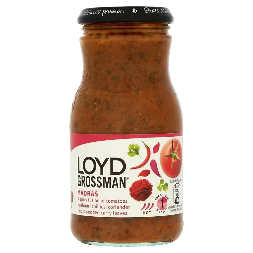 Loyd Grossman Madras Curry Sauce 350G