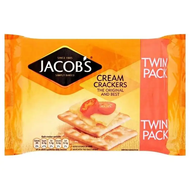 Jakobs Cream Crackers TWIN PACK 2X200g