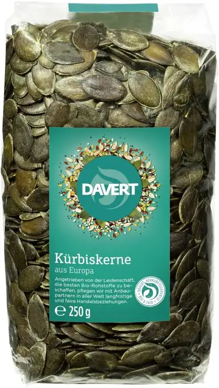 Davert Bio Knabber-Kürbiskerne (2 x 250 gr)
