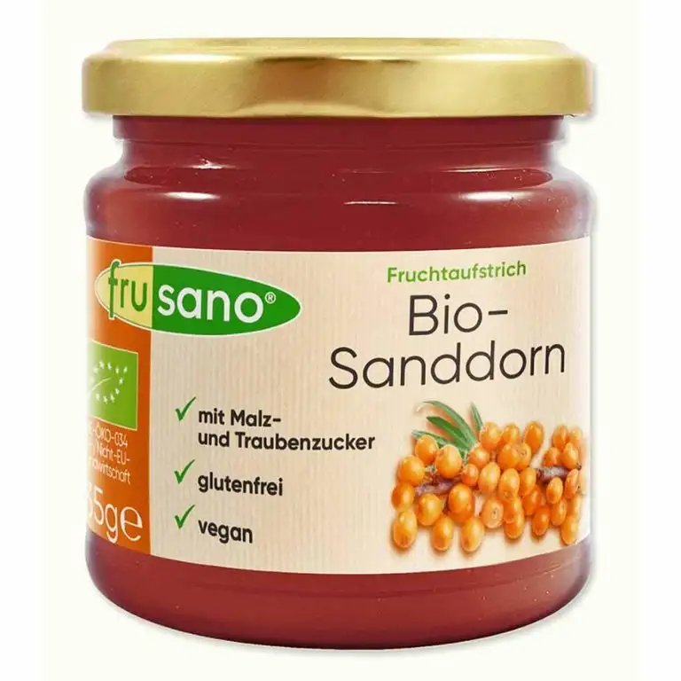 Frusano Fruchtaufstrich Sanddorn bio 235g