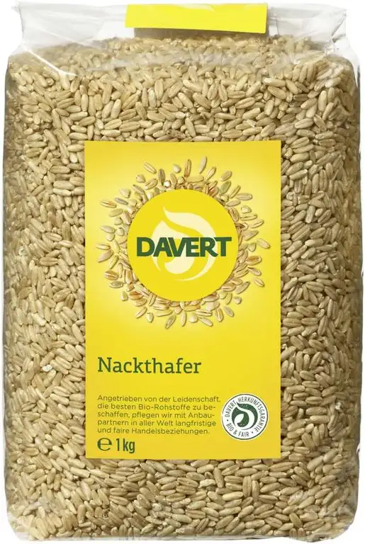 Davert Nackthafer (1 kg) - Bio