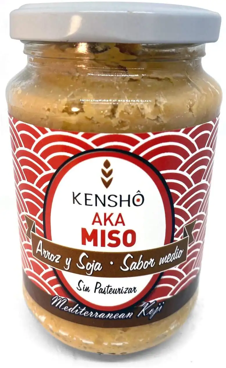 Kensho von Humbert Conti | Auch bekannt als Miso | Nicht pasteurisiert | Probiotikum | Miso-Suppe | Hergestellt aus Reis aus dem Ebro-Delta