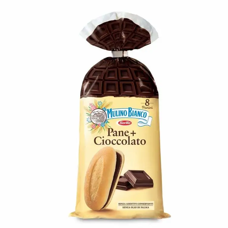 24x Mulino Bianco Kuchen pane + cioccolato brot mit schokolade Schokoriegel 37,5