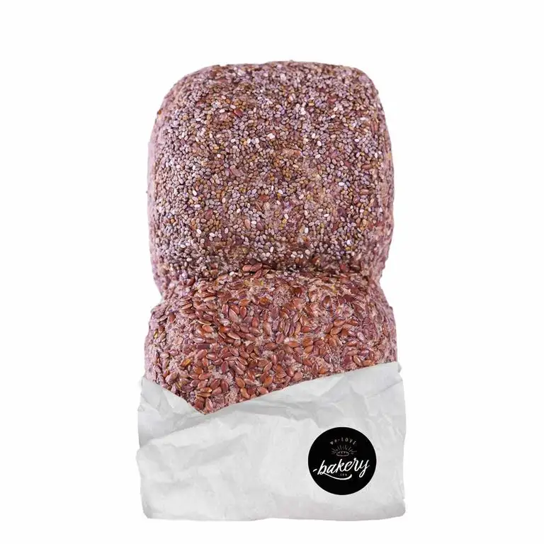 Lower Carb Brot Chia & Leinsamen - kohlenhydratreduziert | glutenfrei | laktosefrei | vegan | weizenfrei | 0,90 kg