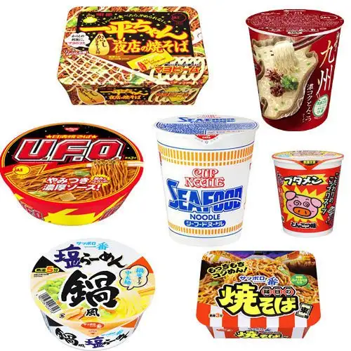 Nissin Japanisch YAKISOBA Ramen Udon Soba 3 Stück Set Cup Nudel Meeresfrüchte
