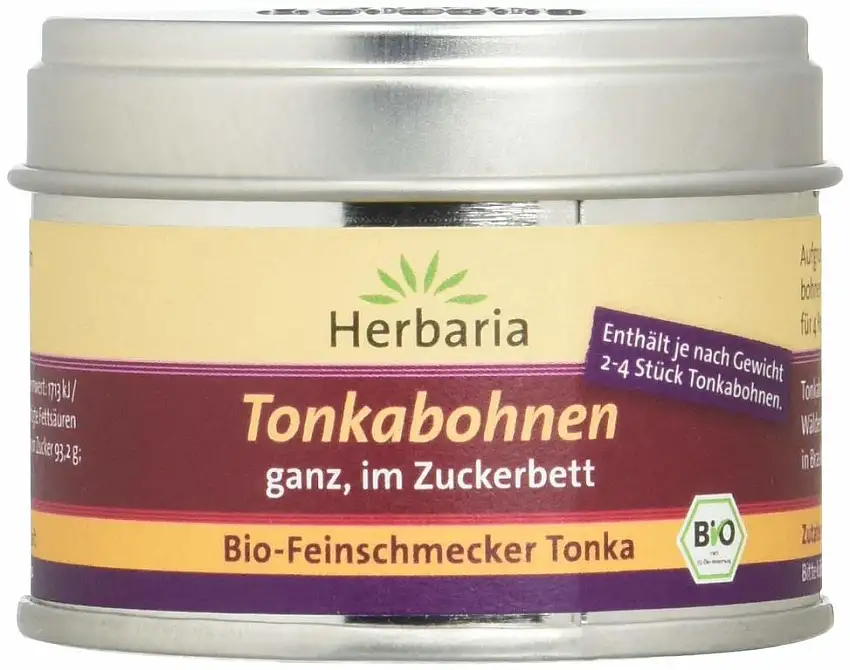 Herbaria Tonkabohnen im Zuckerbett, 2er Pack (2 x 50 g)