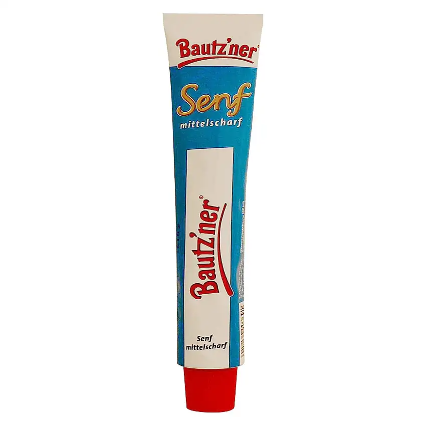Bautzner Senf mittelscharf in der Tube
